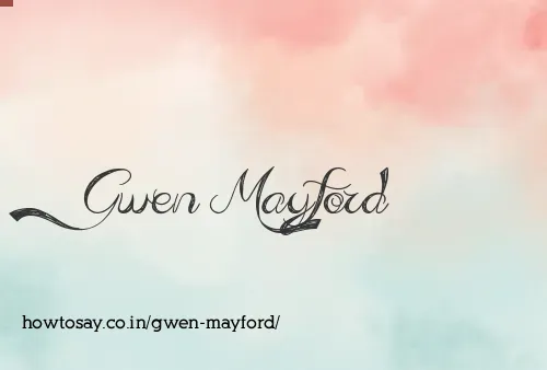 Gwen Mayford