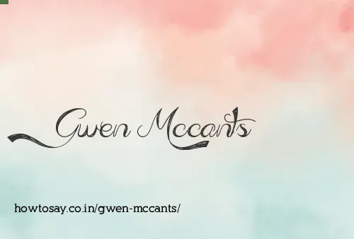 Gwen Mccants