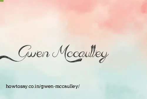 Gwen Mccaulley