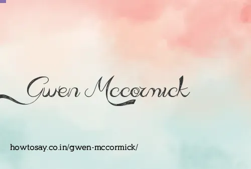 Gwen Mccormick