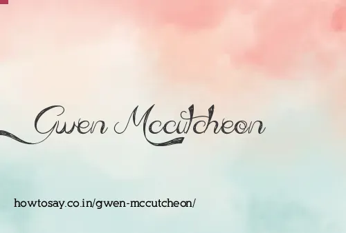 Gwen Mccutcheon