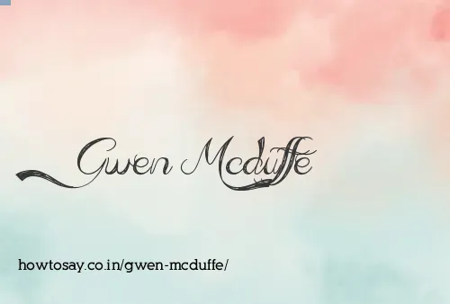 Gwen Mcduffe
