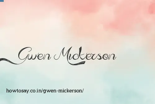 Gwen Mickerson