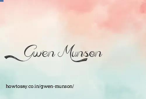 Gwen Munson