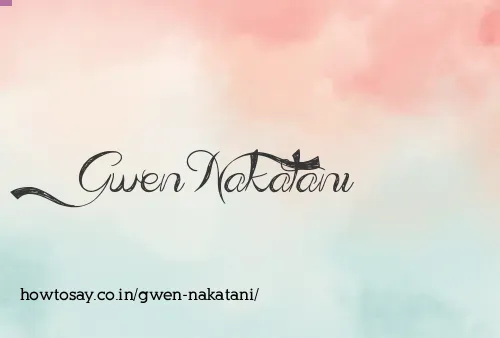 Gwen Nakatani