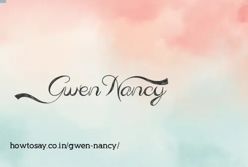 Gwen Nancy