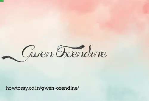 Gwen Oxendine