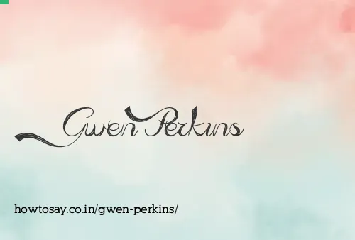 Gwen Perkins
