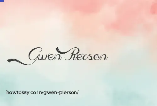 Gwen Pierson