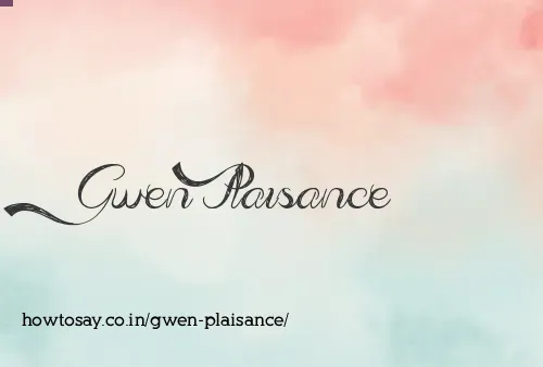 Gwen Plaisance