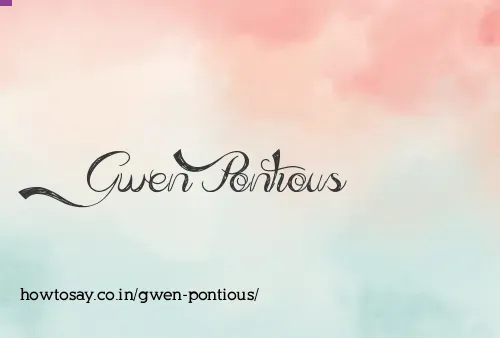 Gwen Pontious