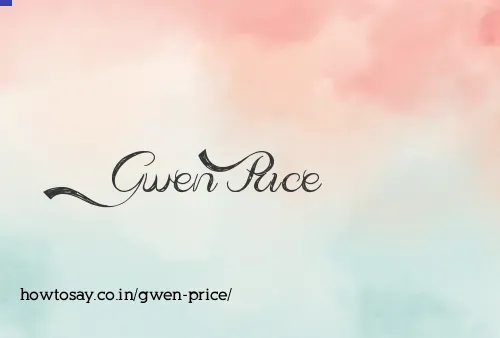 Gwen Price