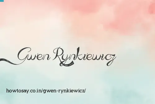 Gwen Rynkiewicz