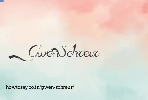 Gwen Schreur