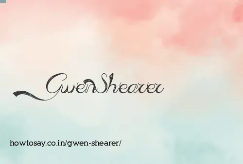 Gwen Shearer