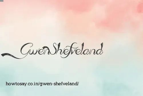 Gwen Shefveland