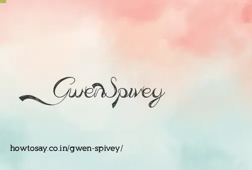 Gwen Spivey