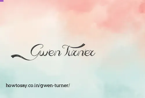 Gwen Turner