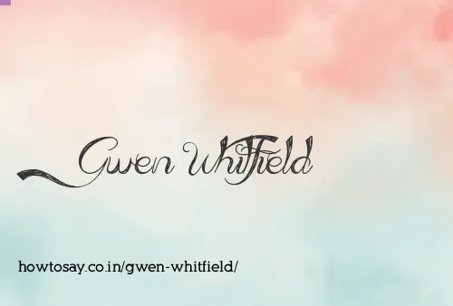 Gwen Whitfield