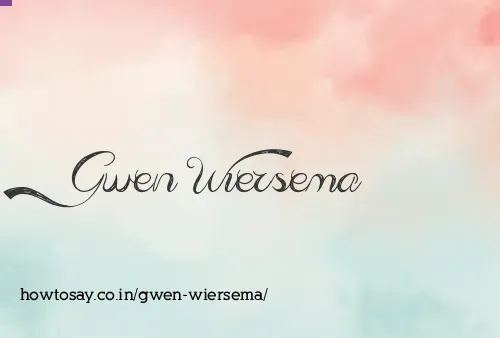 Gwen Wiersema