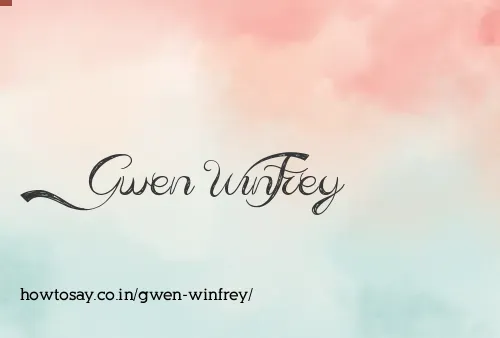 Gwen Winfrey