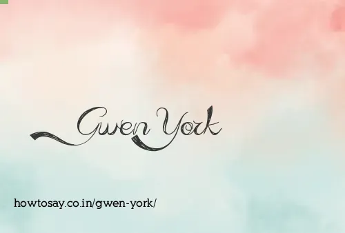 Gwen York