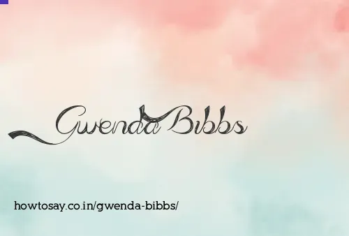 Gwenda Bibbs