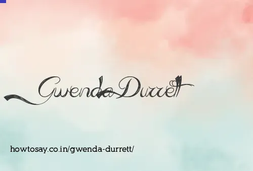 Gwenda Durrett