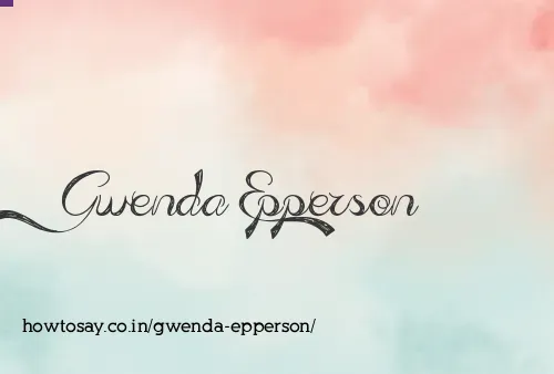 Gwenda Epperson