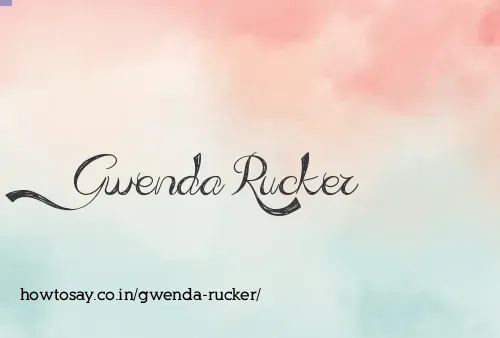 Gwenda Rucker