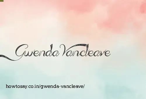 Gwenda Vancleave