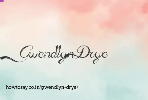 Gwendlyn Drye