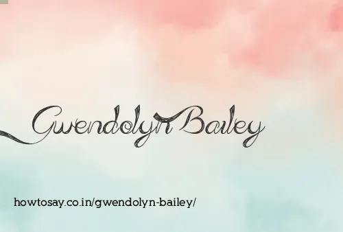 Gwendolyn Bailey