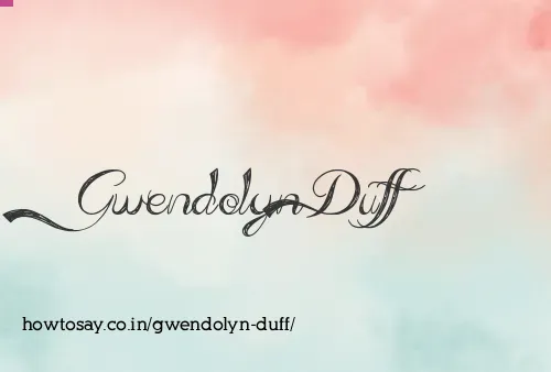 Gwendolyn Duff