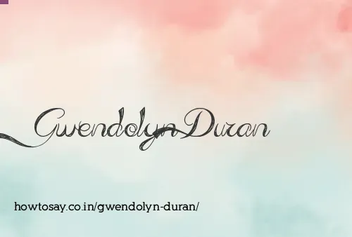 Gwendolyn Duran
