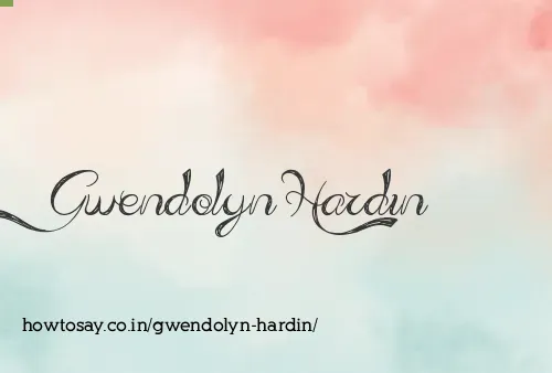 Gwendolyn Hardin