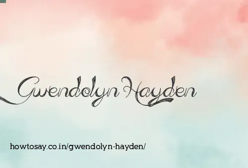 Gwendolyn Hayden