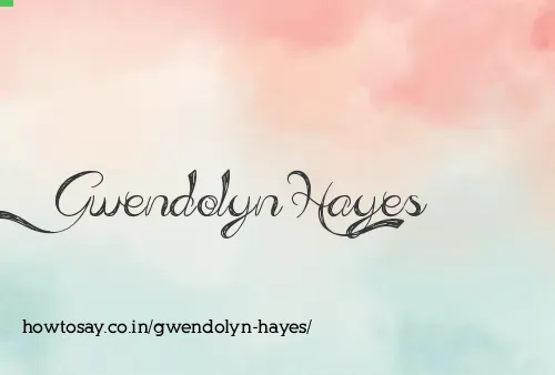 Gwendolyn Hayes