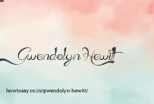Gwendolyn Hewitt
