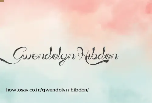 Gwendolyn Hibdon