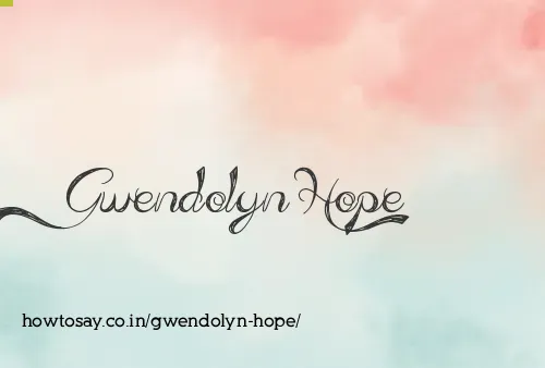 Gwendolyn Hope