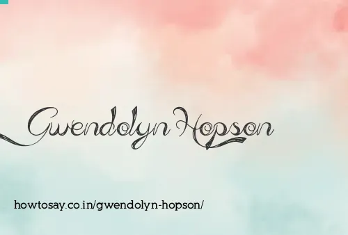 Gwendolyn Hopson
