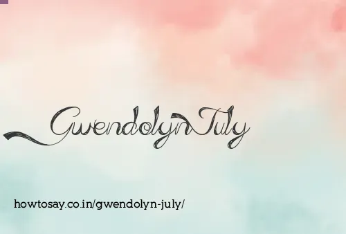 Gwendolyn July