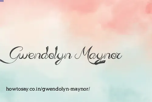 Gwendolyn Maynor