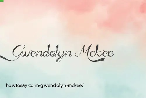 Gwendolyn Mckee