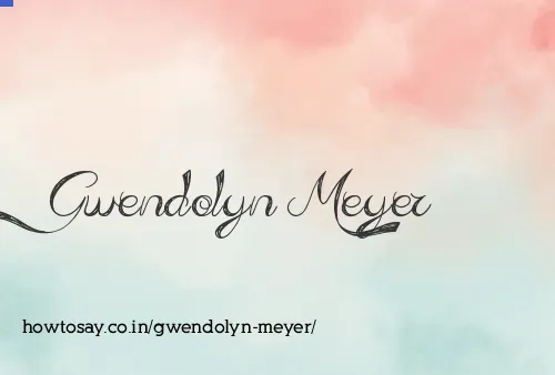 Gwendolyn Meyer