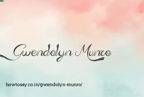 Gwendolyn Munro