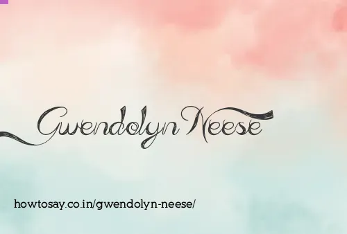 Gwendolyn Neese