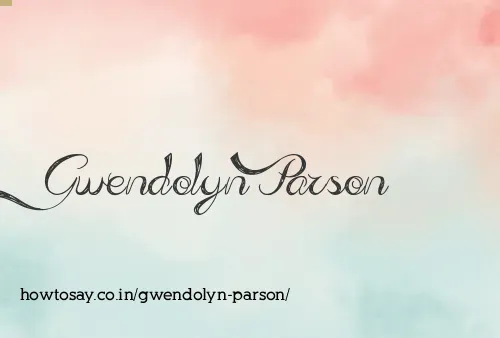 Gwendolyn Parson
