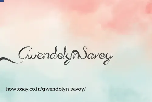 Gwendolyn Savoy